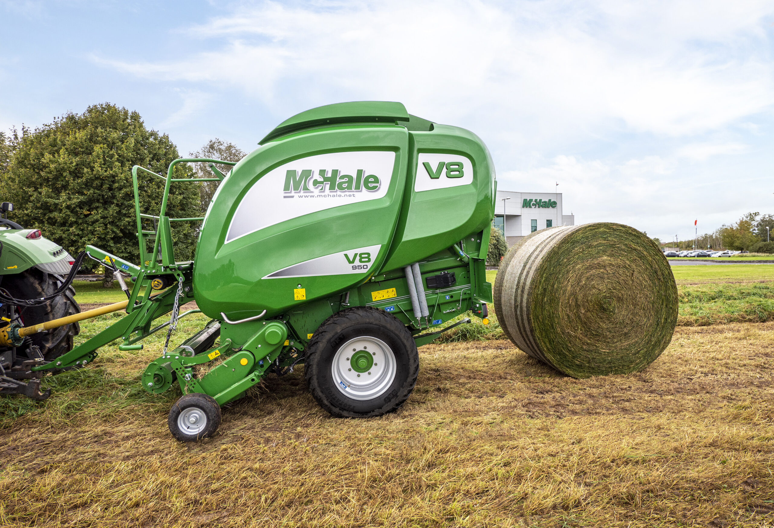 McHale V8950 with 1.9m Bale